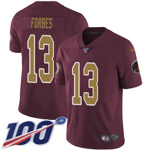 Commanders #13 Carson Wentz Burgundy Red Alternate Men's Stitched NFL 100th Season Vapor Limited Jersey