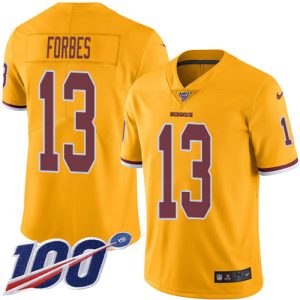cheap Commanders #13 Carson Wentz Gold Men's Stitched NFL Limited Rush 100th Season Jersey