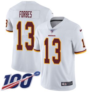 Commanders #13 Carson Wentz White Men's Stitched NFL 100th Season Vapor Limited Jersey