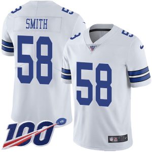 Cowboys #58 Mazi Smith White Men's Stitched NFL 100th Season Vapor Untouchable Limited Jersey