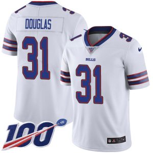 Bills #31 Rasul Douglas White Men's Stitched NFL 100th Season Vapor Untouchable Limited Jersey