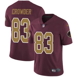 cheap Commanders #83 Jamison Crowder Burgundy Red Alternate Men's Stitched NFL Vapor Untouchable Limited Jersey