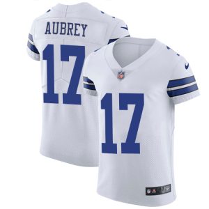 cowboys #17 brandon aubrey white men's stitched nfl new elite cheap jersey
