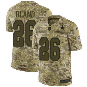 cheap Cowboys #26 DaRon Bland Camo Men's Stitched NFL Limited 2018 Salute To Service Jersey