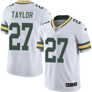 packers #27 patrick taylor white men's stitched nfl vapor untouchable limited cheap jersey