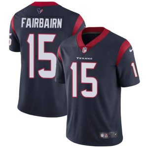 Texans #15 Ka'imi Fairbairn Navy Blue Team Color Men's Stitched NFL Vapor Untouchable Limited Jersey