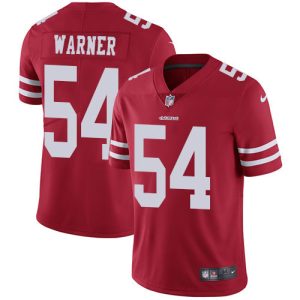 wholesale 49ers #54 Fred Warner Red Team Color Youth Stitched NFL Vapor Untouchable Limited Jersey