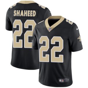saints #22 rashid shaheed black team color youth stitched nfl vapor untouchable limited cheap jersey